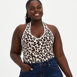 🆕 Torrid Foxy Halter Top - Leopard